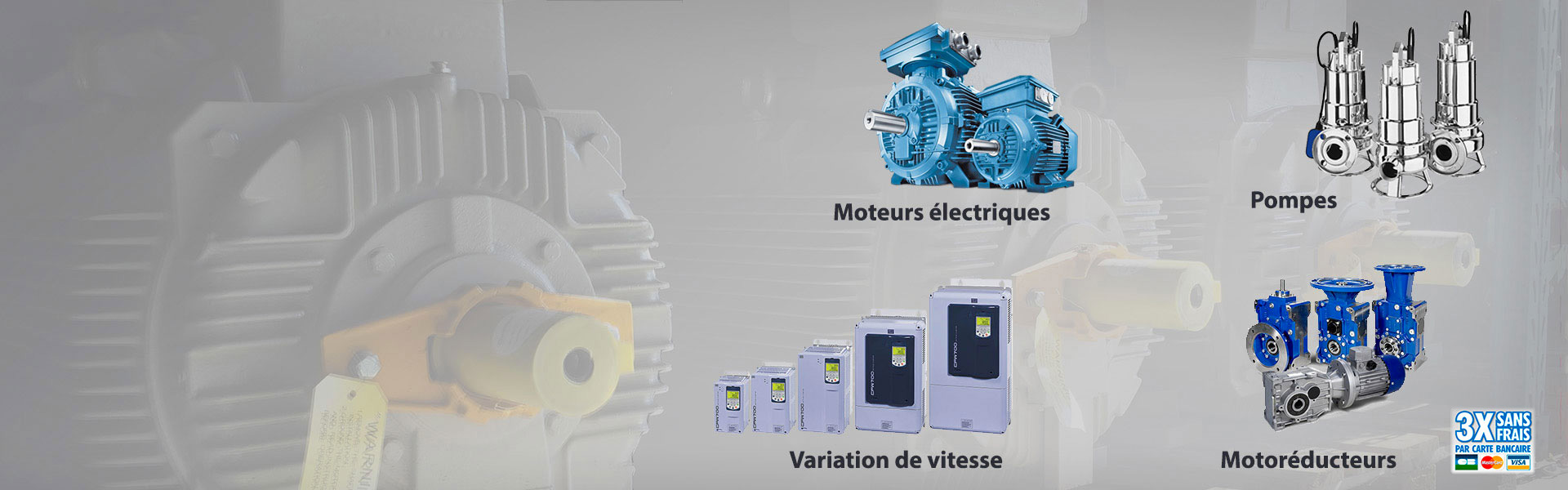 Vente en ligne de moteurs électriques