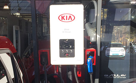 Borne de charge de 20KW pour le garage KIA