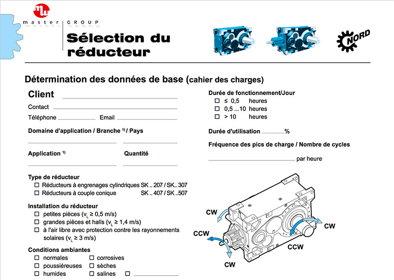 gamme de reducteur nord drivesystems