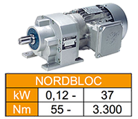 reducteur engrenages cylindrigues NORDBLOC