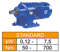 reducteur engrenages cylindrigues standard